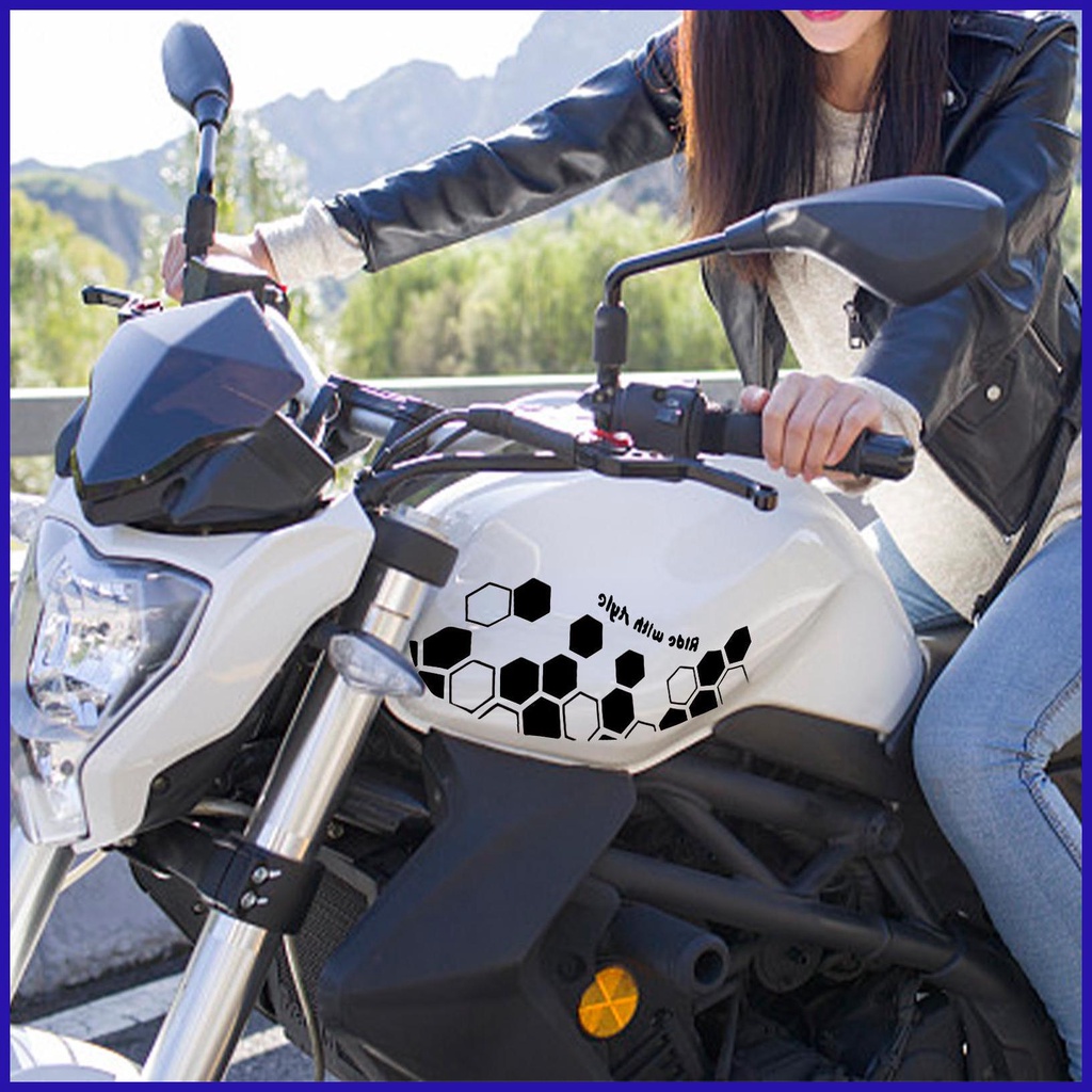 Đề Can Tổ Ong Phản Quang Dán Trang Trí Bên Ngoài Xe Hơi / Xe Máy