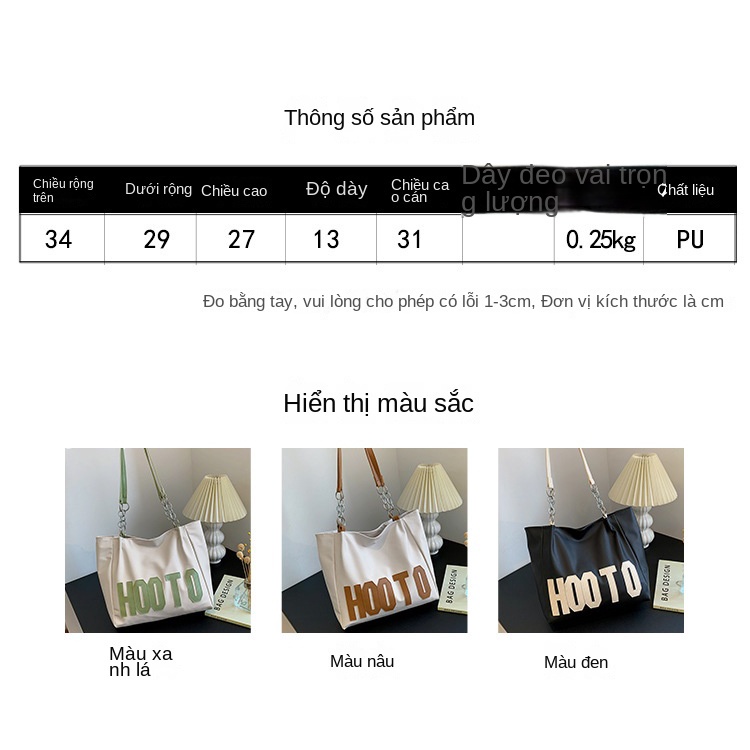 Túi Đeo Vai Sức Chứa Lớn Thời Trang Mùa Hè 2023 Dành Cho Nữ