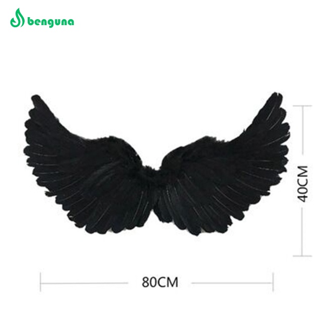 Bộ Cánh Thiên Thần Ác Quỷ Màu Đen Hóa Trang halloween Cho Bé