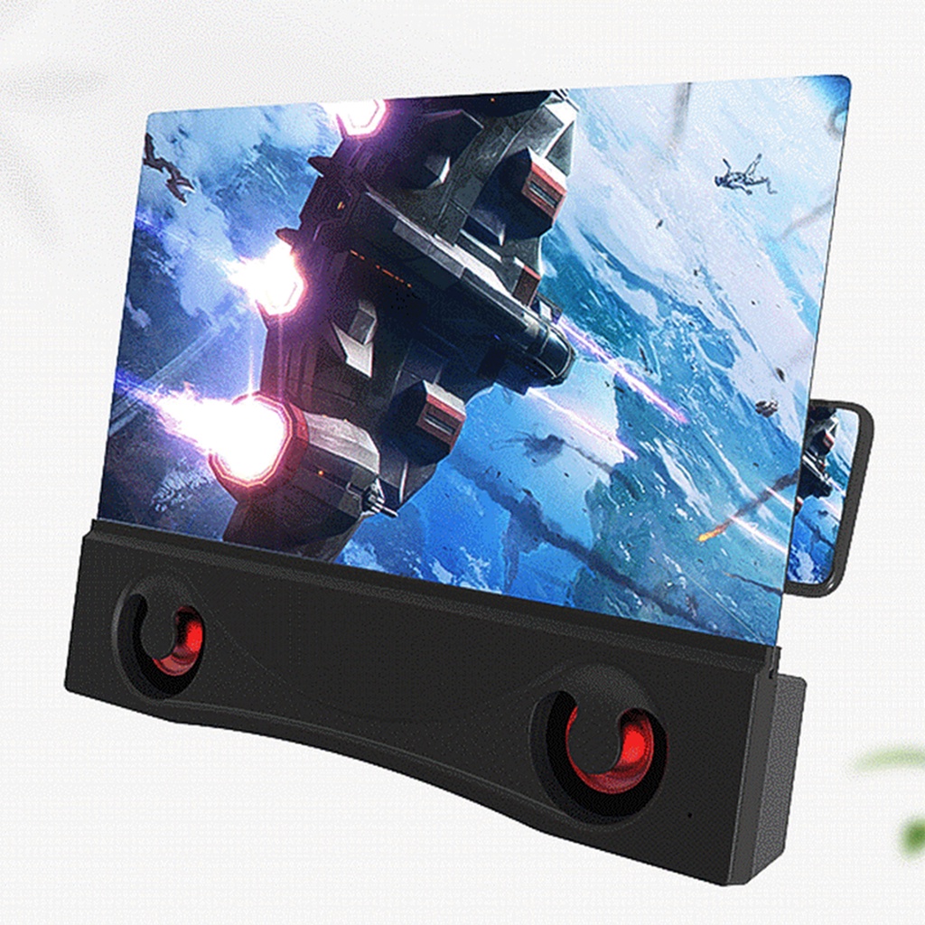 Giá Đỡ Phóng Đại Màn Hình Điện Thoại 12-inch Rảnh Tay Độ Phóng Đại Cao 3d Với Loa bluetooth Cho tv