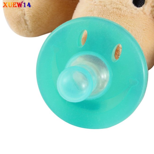 Núm Ti Giả Bằng Silicon Mềm Hình Thú Hoạt Hình Nhồi Bông Đáng Yêu Chăm Sóc Sức Khỏe Cho Bé