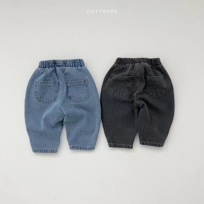 Quần jeans Trơn Thời Trang Mùa Thu Dành Cho Bé Trai 0-3 Tuổi