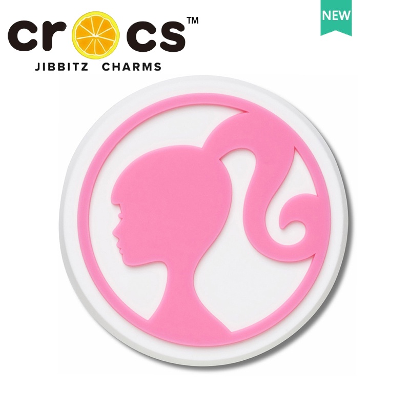 Barbie jibbitz crocs Khóa Cài Trang Trí Giày crocs Màu Hồng Xinh Xắn chamr dép crocs