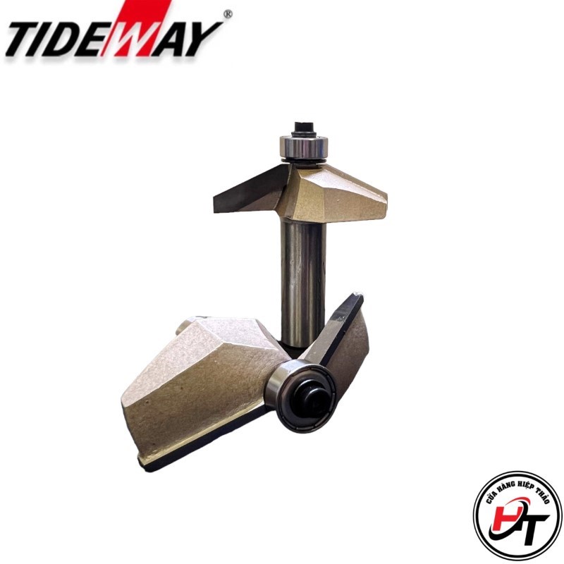 Mũi phay gỗ vát cạnh 30 độ có bi mũi soi vát mép 60 độ Tideway VAT-30-TW