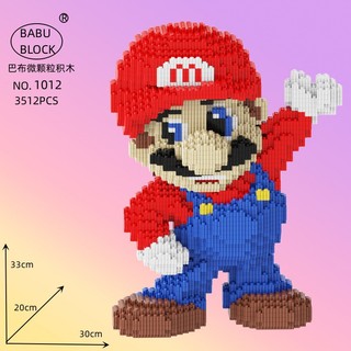 Đồ chơi lắp ráp Mario Nintendo đồ chơi xây dựng trò chơi 3D đồ chơi xếp hình trang trí ba chiều