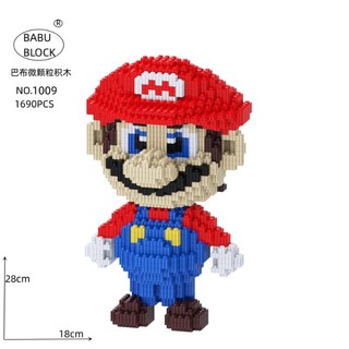 Đồ chơi lắp ráp Mario Nintendo đồ chơi xây dựng trò chơi 3D đồ chơi xếp hình trang trí ba chiều