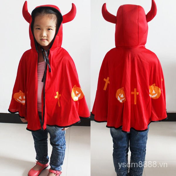 Áo Choàng Hóa Trang halloween Độc Đáo Cho Bé