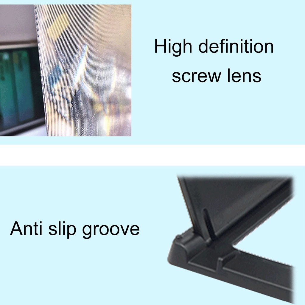 Kính Lúp Phóng Đại Màn Hình Cong 12 inch 3d Có Thể Gập Lại Cho Điện Thoại Di Động