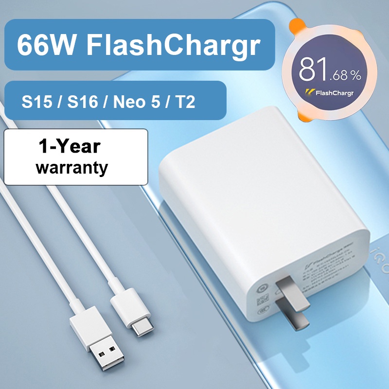 Dây Cáp Sạc Nhanh 66w 1m Cho vivo iqoo neo 5 t15g