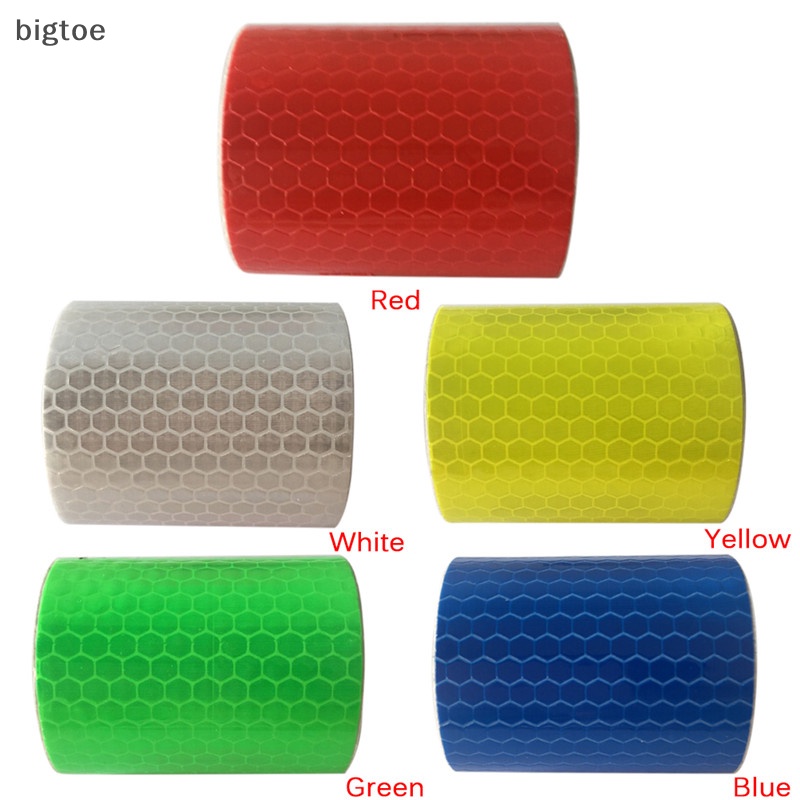 Bigtoe Cuộn Băng Keo Dán Phản Quang Cảnh Báo An Toàn 5Cmx1M