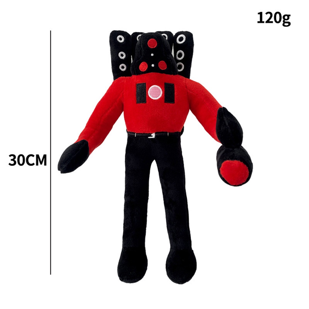 Đồ Chơi 32cm Skibidi Toilet Đồ Chơi Nhồi Bông Hình Toilet Skibidi