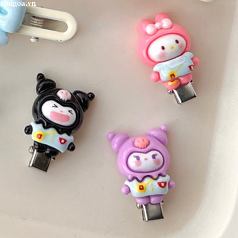✨✨SANRIO Kẹp Tóc Hình Nơ Hoạt Hình Dễ Thương Cho Học Sinh