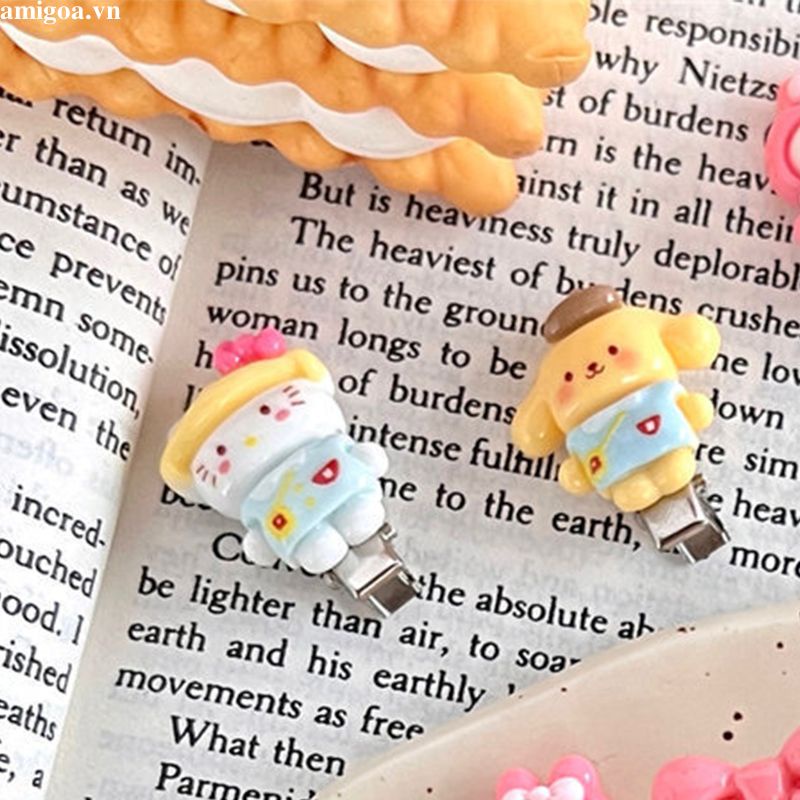 ✨✨SANRIO Kẹp Tóc Hình Nơ Hoạt Hình Dễ Thương Cho Học Sinh