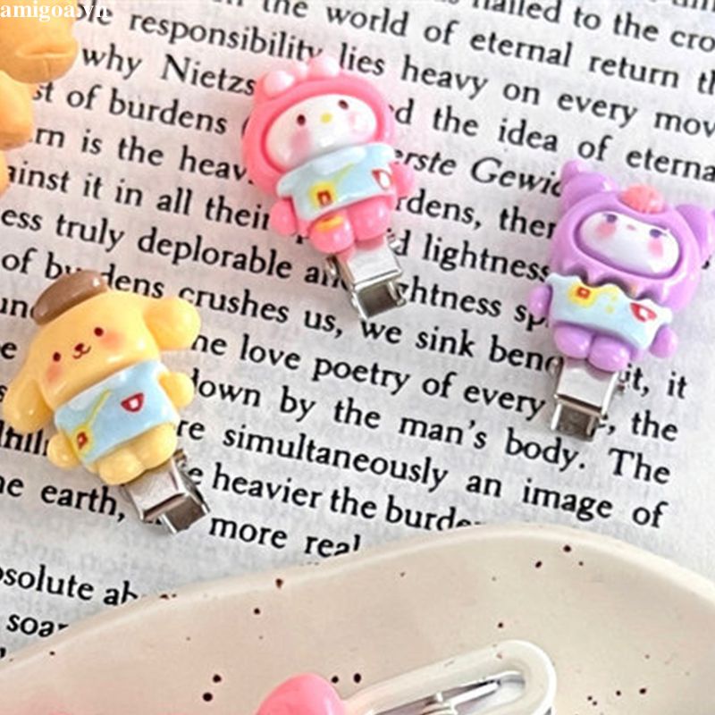 ✨✨SANRIO Kẹp Tóc Hình Nơ Hoạt Hình Dễ Thương Cho Học Sinh
