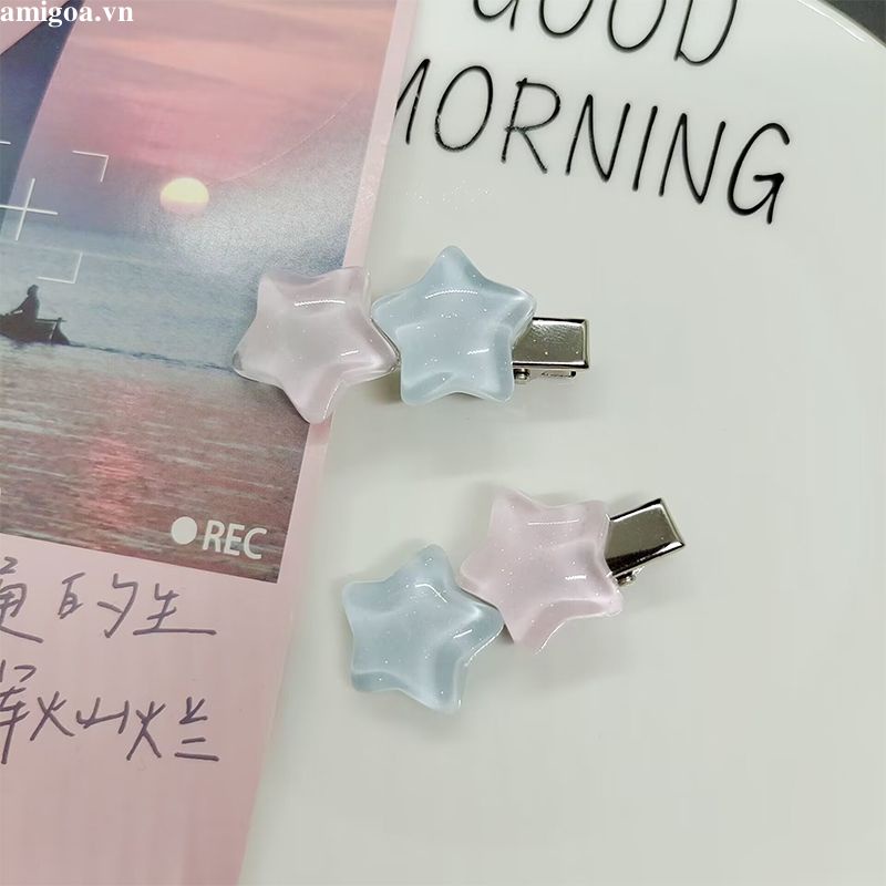 ✨✨Kẹp Tóc Ngôi Sao Năm Cánh Màu Kẹo Dễ Thương Cho Nữ