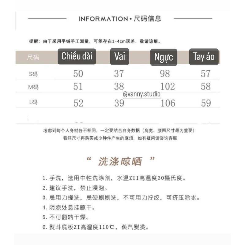 Áo khoác Tweed màu trắng kem, chất vải kim tuyến sang chảnh, dài tay thời trang 2023 QC