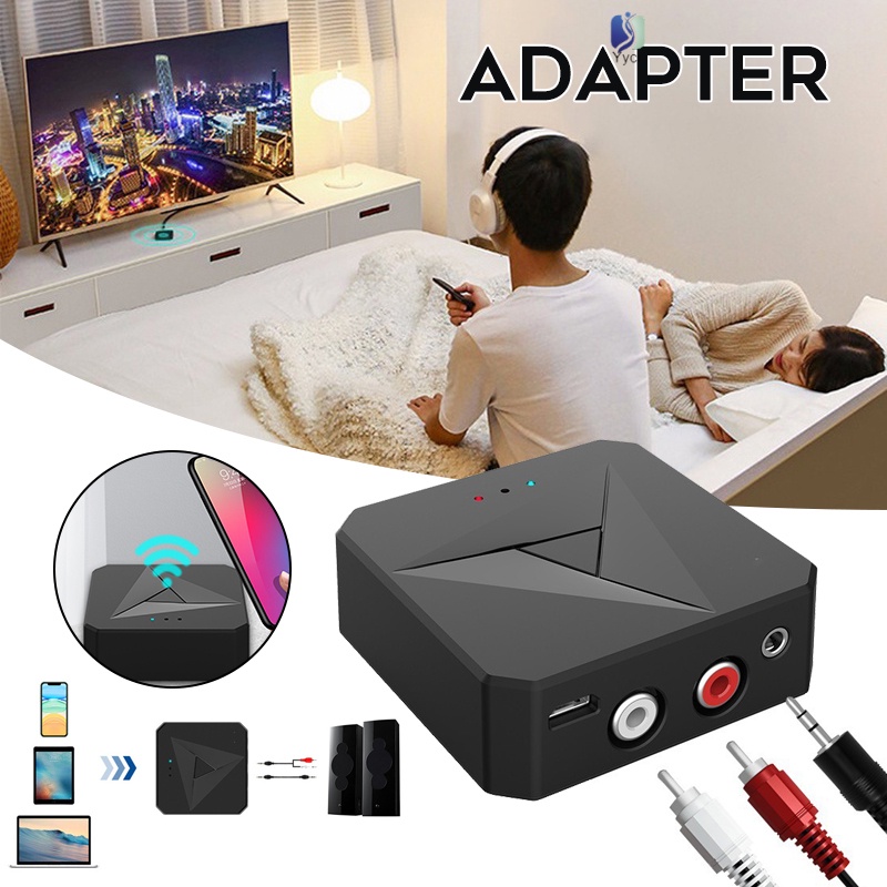 Bộ Thu Phát bluetooth nfc 2 Trong 1 usb 3.5mm aux rca Mới