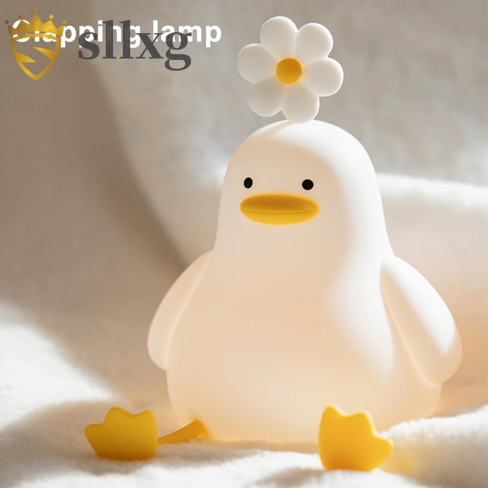 Đèn Bàn 3 Bóng Led Hình Chú Vịt Dễ Thương Có Thể Thay Đổi Được Làm Quà Tặng Cho Bé Trai Bé Gái
