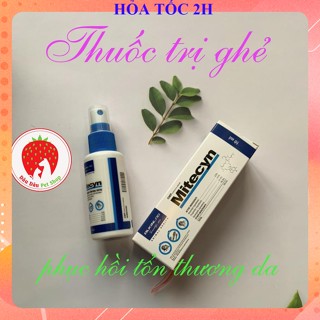 [ Bán sỉ ] THUỐC TRỊ GHẺ VÀ PHỤC HỒI TỔN THƯƠNG DA MYTECYN