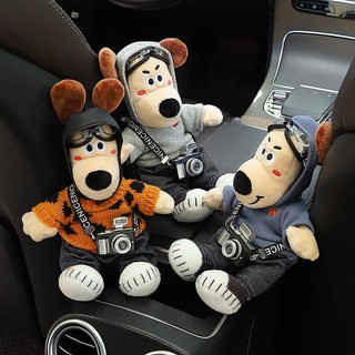 Car Tissue Box Creative Cute Car Interior High Sense Ornament Decoration Car Tissue Box Hanging Storage Tissue Bag mx4c