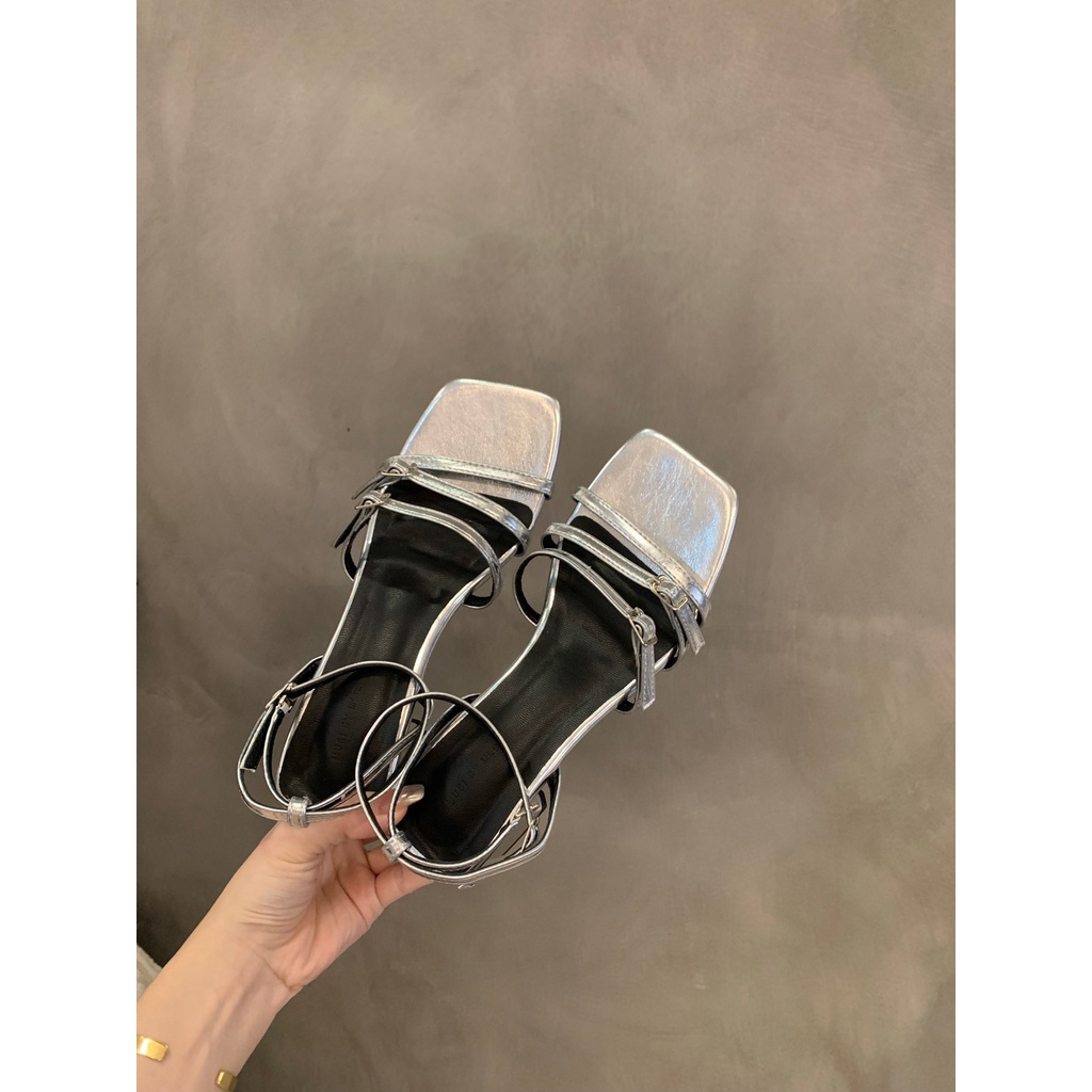 Giày Cao Gót Phong Cách Pháp Thời Trang Mùa Hè Mới 2023