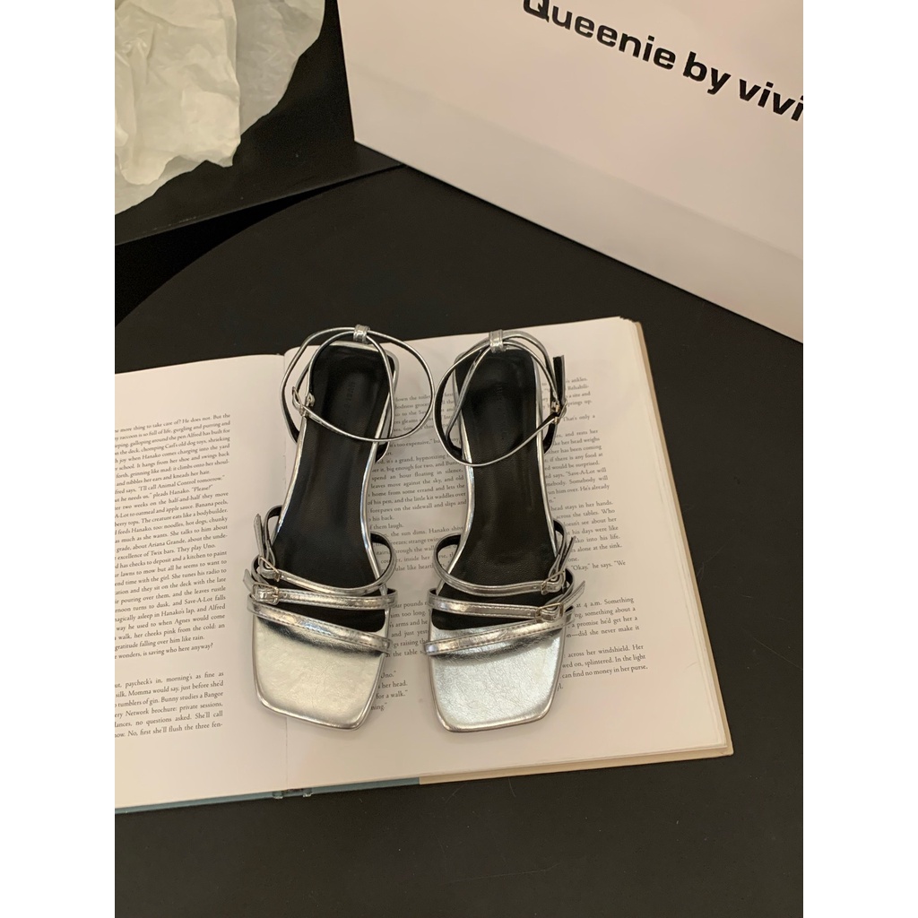 Giày Cao Gót Phong Cách Pháp Thời Trang Mùa Hè Mới 2023