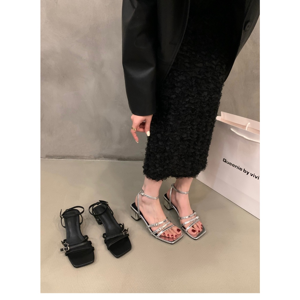 Giày Cao Gót Phong Cách Pháp Thời Trang Mùa Hè Mới 2023