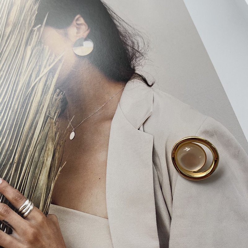 Set 5 Nút Kim Loại Hình Mắt Mèo 18mm Trang Trí Áo Khoác Da