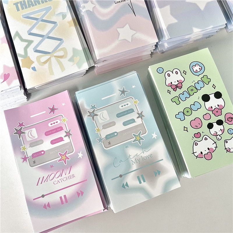 Steve Set 20 Tấm sticker In Chữ thank you Dễ Thương Dùng Để Trang Trí Quà Tặng