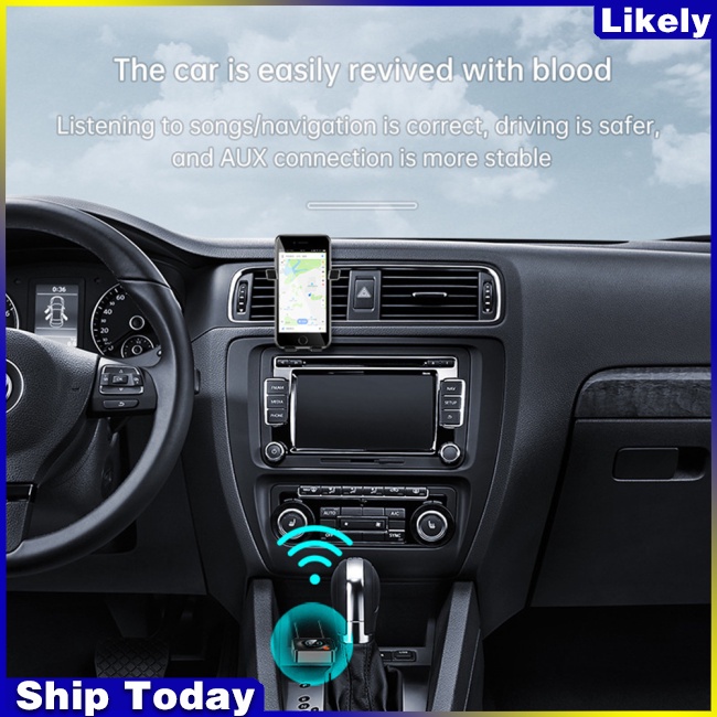 Bộ Nhận Tín Hiệu Âm Thanh nfc bluetooth 5.1 3.5mm aux rca Cho Loa Xe Hơi