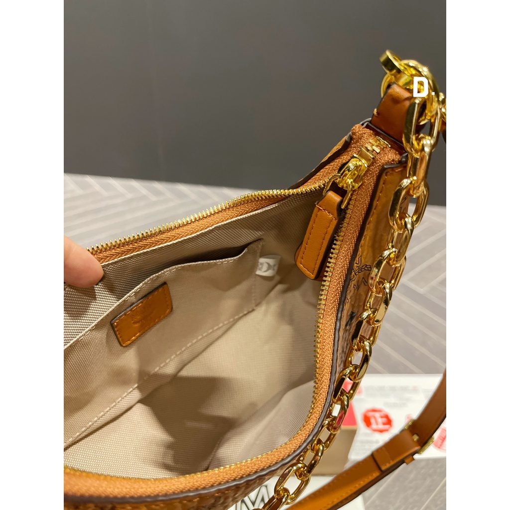Mcm Túi Xách boston Phong Cách Thời Trang Châu Âu Dành Cho Nữ