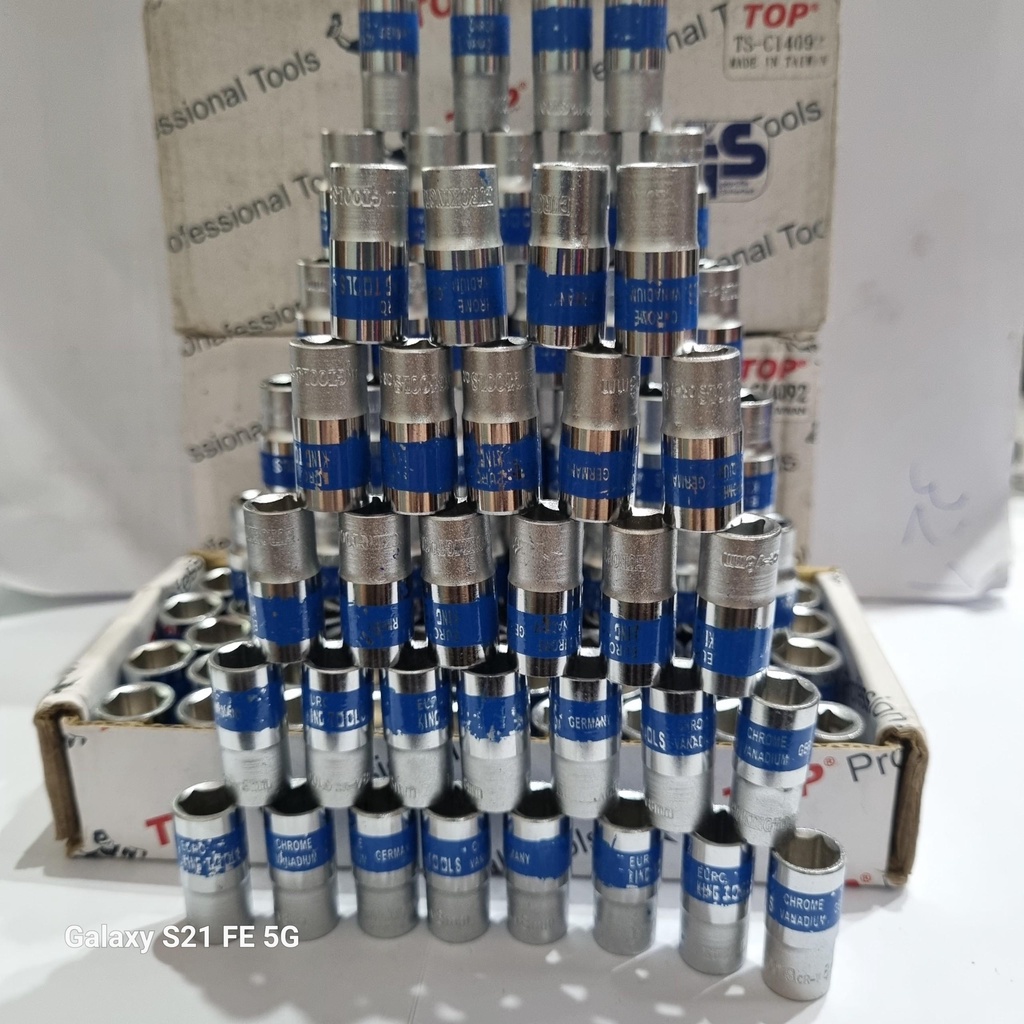 Khẩu 1/4 TOP Ngắn 25mm - 5, 6, 7, 8, 9, 10, 11, 12, 13, 14mm