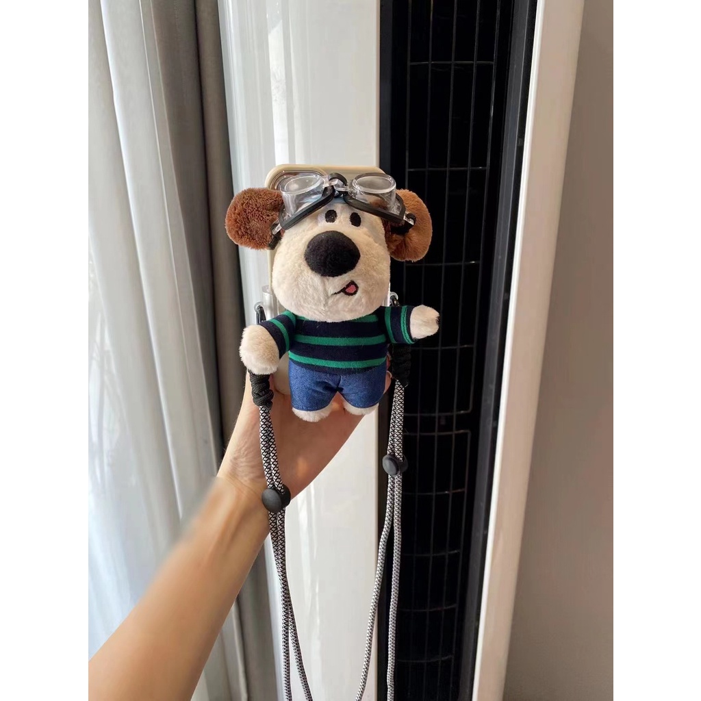 Búp Bê Nhồi Bông Kẹp Điện Thoại Di Động Hình Hoạt Hình Dễ Thương