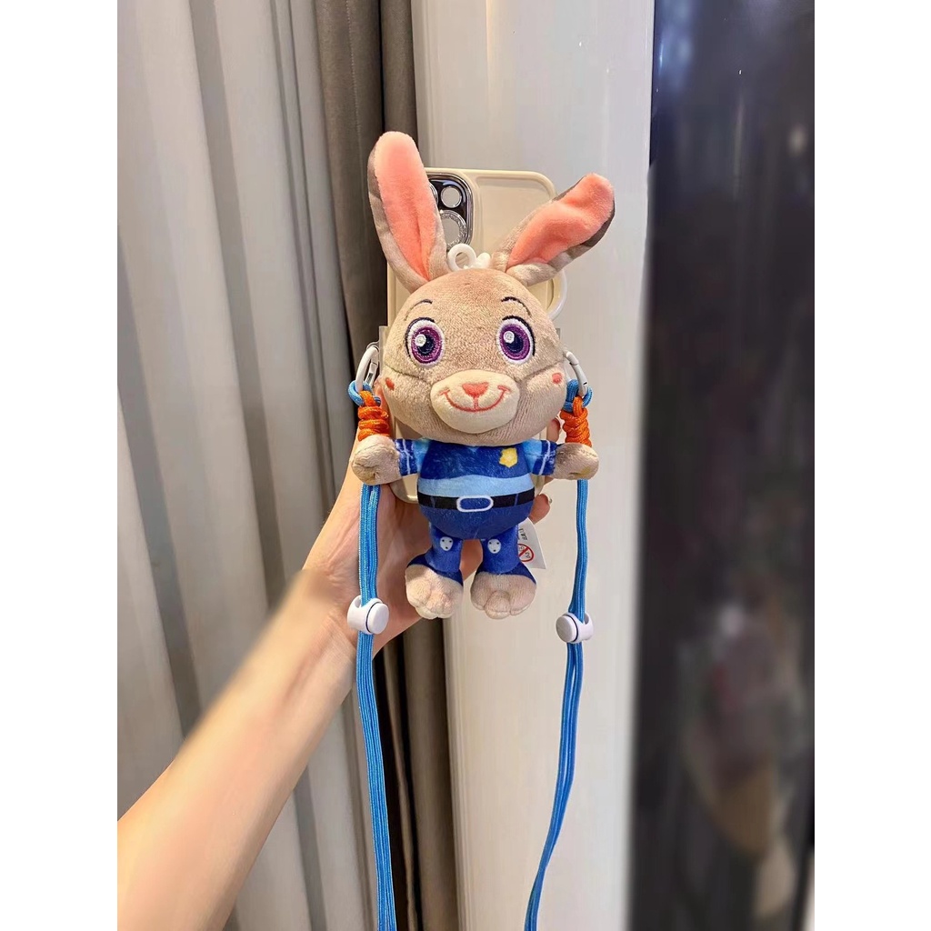 Búp Bê Nhồi Bông Kẹp Điện Thoại Di Động Hình Hoạt Hình Dễ Thương