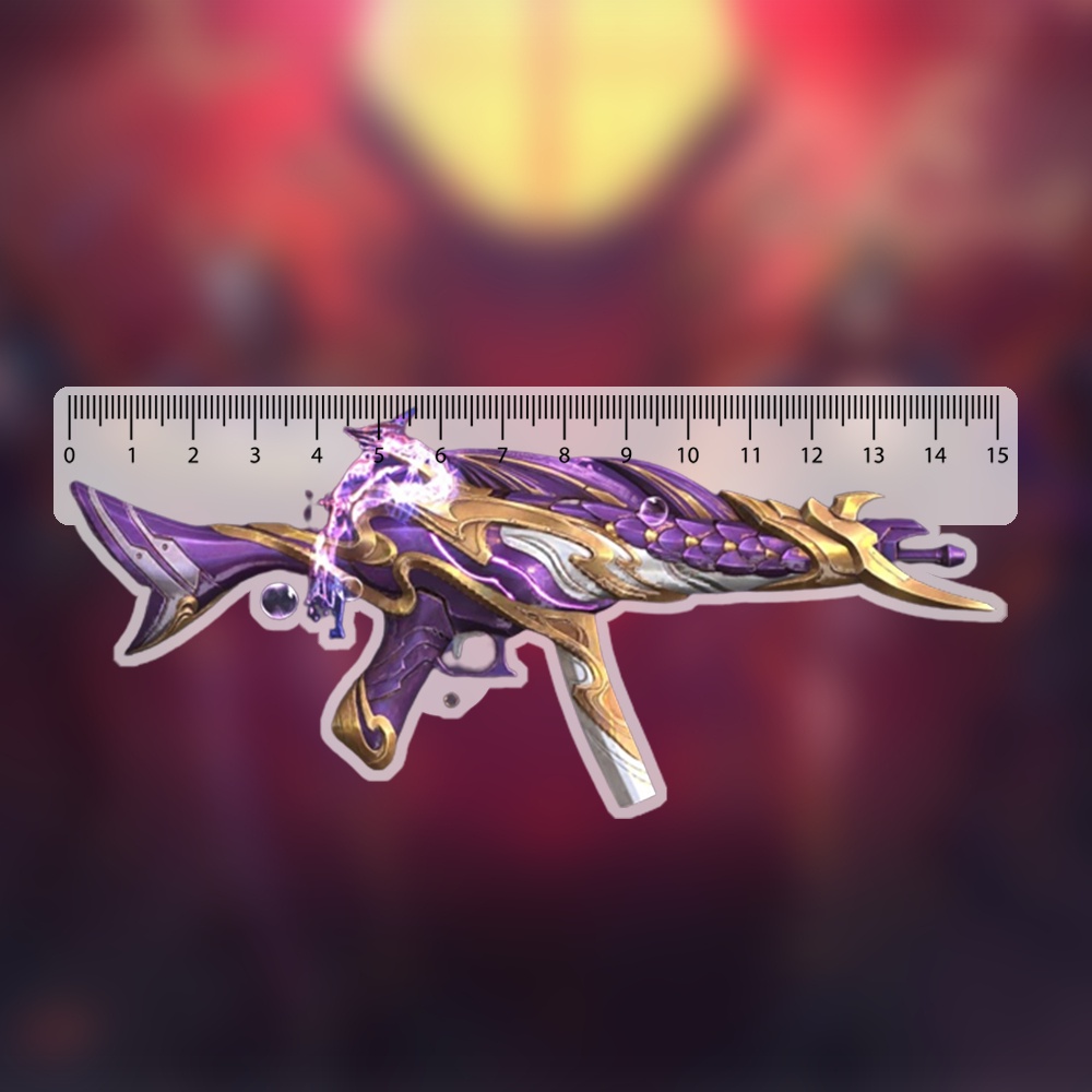 Mô hình Thước Kẻ Học Sinh 15cm In Free Fire Cs Go Counter Strike Cf Game Hành Động