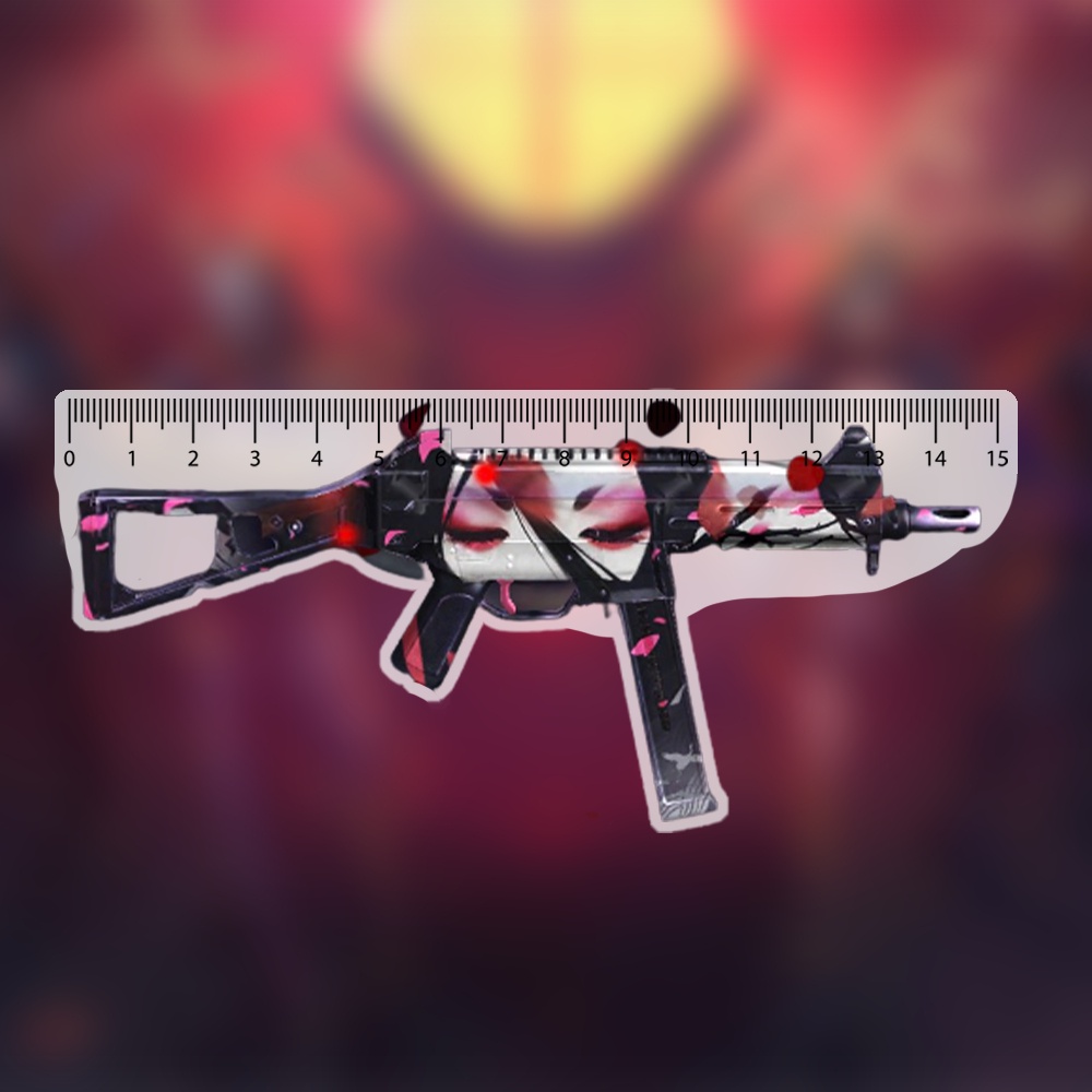 Mô hình Thước Kẻ Học Sinh 15cm In Free Fire Cs Go Counter Strike Cf Game Hành Động