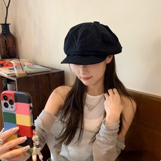 Đen Nón beret Thời Trang Hàn Quốc Cho Nữ
