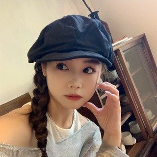 Đen Nón beret Thời Trang Hàn Quốc Cho Nữ