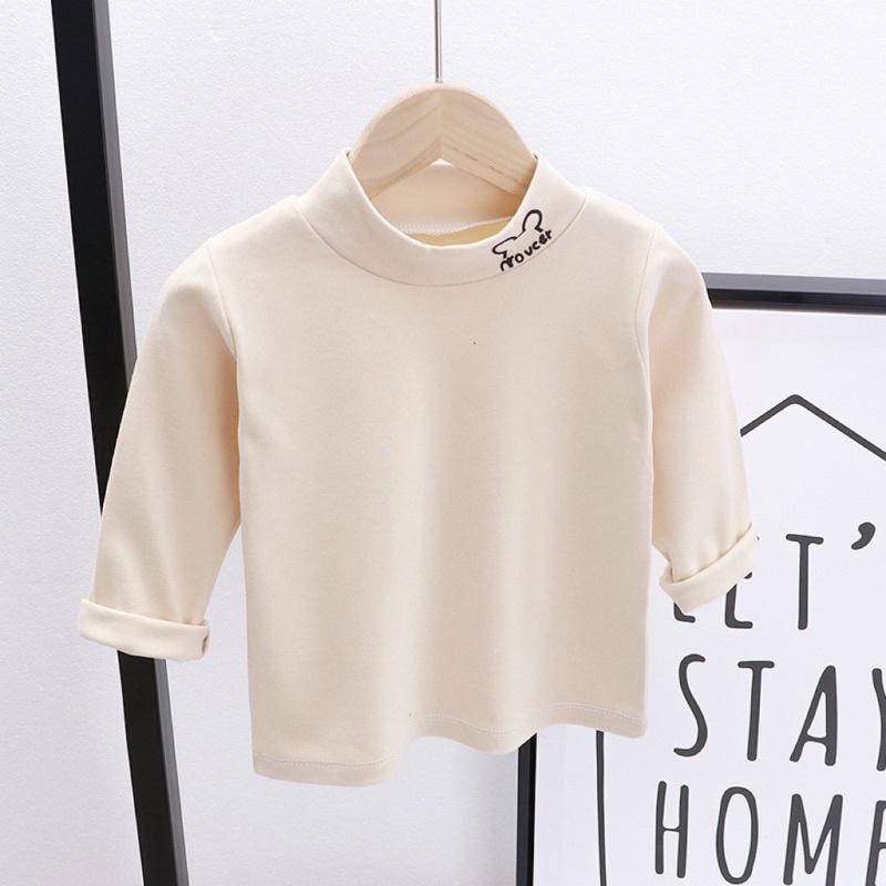 ÁO COTTON NỈ CỔ 3P HÀNG QC SIÊU DÀY ẤM CHO BÉ
