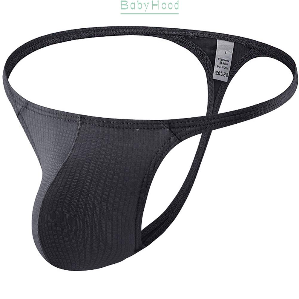 Mens Briefs Thongs Bikini Underpants Breathable Bulge Pouch Classic G-String#BBHOOD