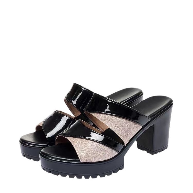 Dép Cao Gót Chống Thấm Nước Thiết Kế Mới Cao Cấp Thời Trang Dành Cho Nữ