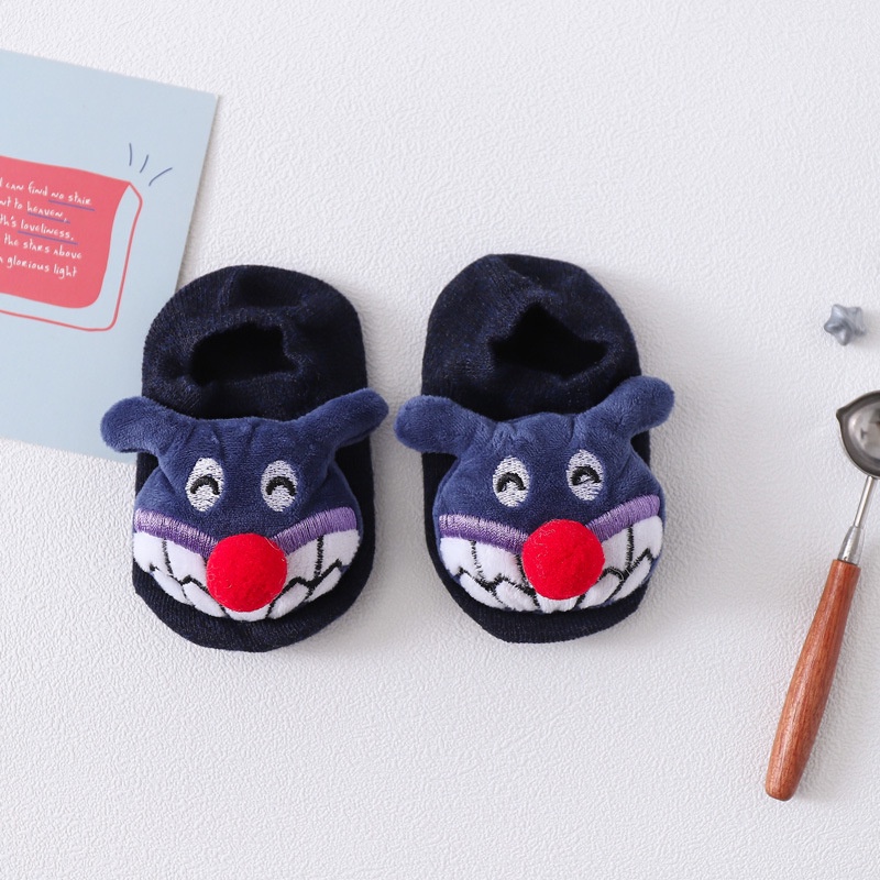 Vớ cotton Ba Chiều Chống Trượt In Hoạt Hình Dễ Thương Cho Bé Sơ Sinh
