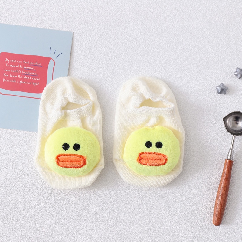 Vớ cotton Ba Chiều Chống Trượt In Hoạt Hình Dễ Thương Cho Bé Sơ Sinh