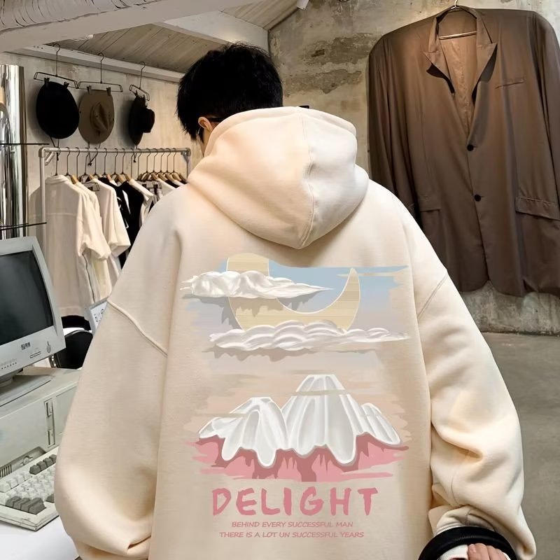 2023 Fashion áo Hoodie Sweater Basic Unisex Nỉ From Rộng Cỡ M-3XL 6 Màu Thụng Kiểu Dáng Chất Liệu Vải Nỉ Bông In Chữ Có Mũ Dày