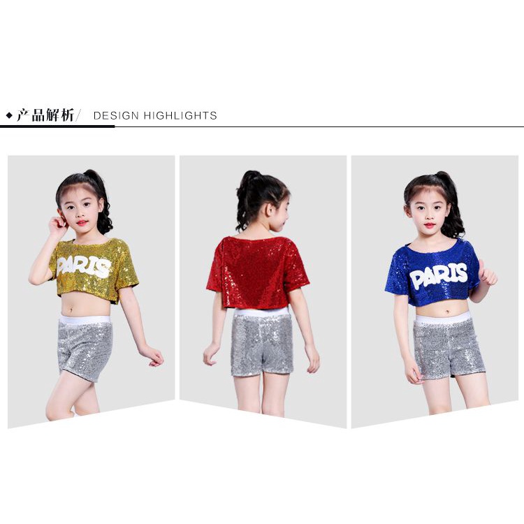 Trang Phục Biểu Diễn Nhảy hip hop Cho Bé Mẫu Giáo