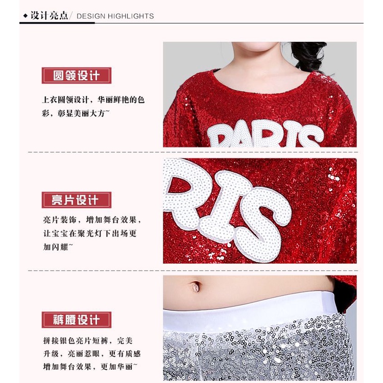 Trang Phục Biểu Diễn Nhảy hip hop Cho Bé Mẫu Giáo