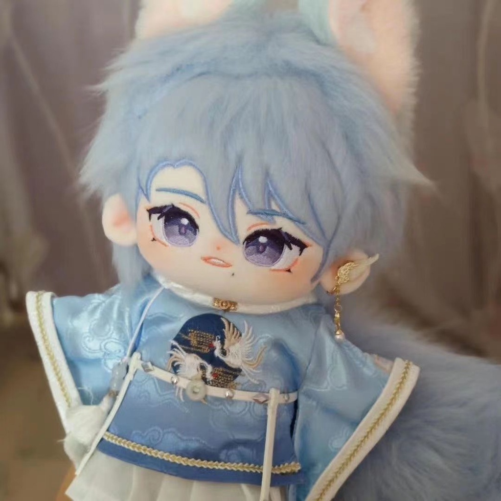 Búp Bê 20cm genshin kamisato ayato Nhồi Bông cotton Mặc Trang Phục Hóa Trang anime one piece