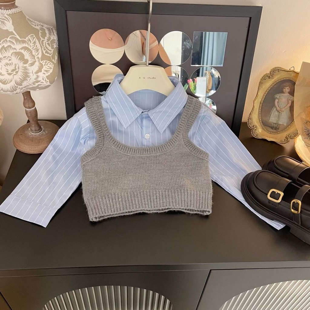 Set Đồ Ba Món Thời Trang Mùa Thu Mới 2023 Cho Bé Gái