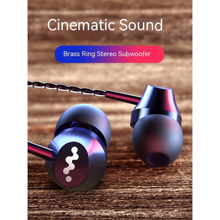 Tai Nghe Nhét Tai m8 Âm Thanh Siêu Trầm Có Micro Thích Hợp Cho Điện Thoại Di Động