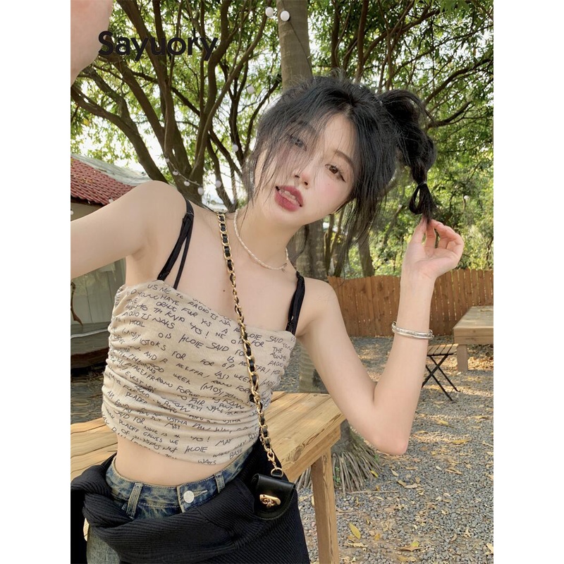 Áo Lót Sát Nách In Chữ Sau Lưng Thời Trang 2023 Cho Nữ